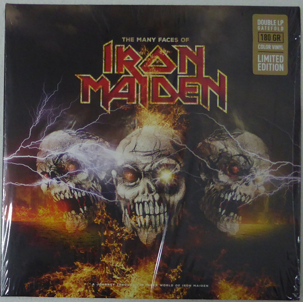 IRON MAIDEN - THE MANY FACES OF IRON MAIDEN - YELLOW + RED VINYL